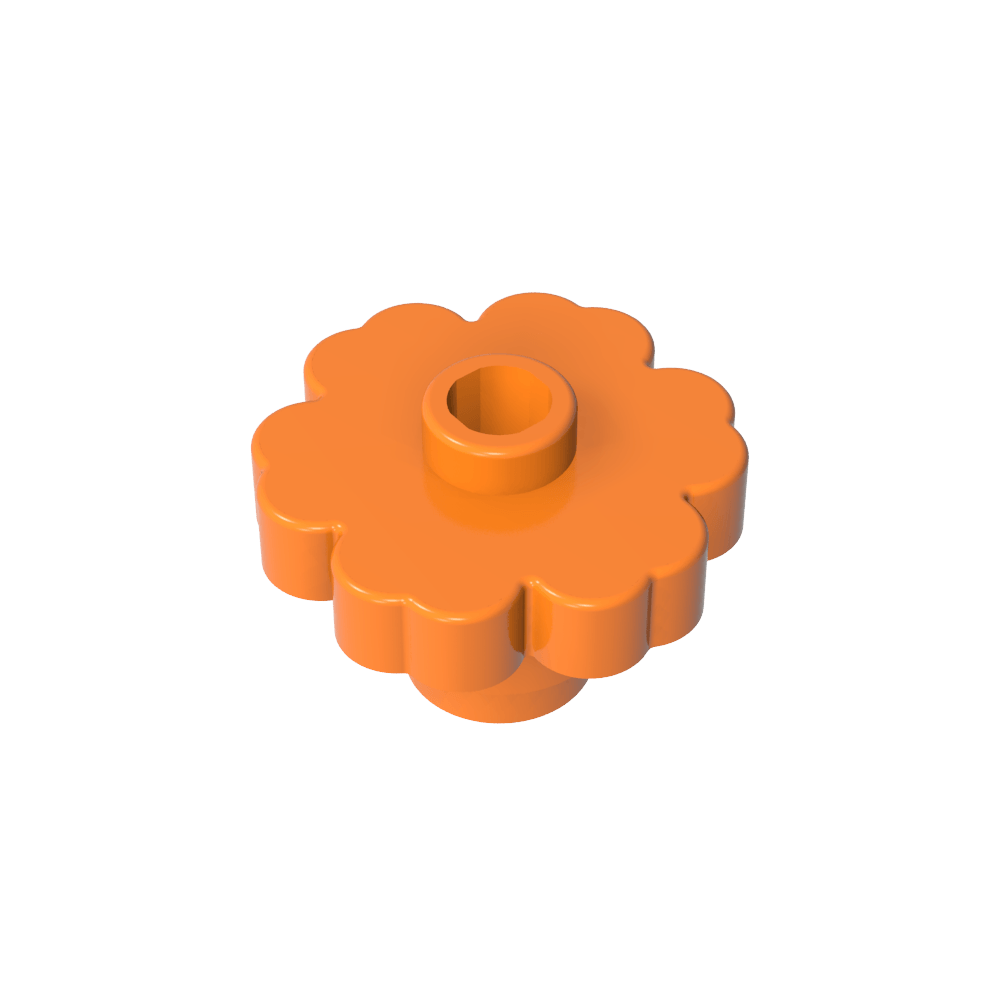 Pflanze, Blume 2 x 2 - Rund [Offene Noppe]-MyGobricks