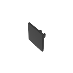 Straßenschild zum Anklipsen, 2 x 2, quadratisch [Dicker, offener O-Clip]