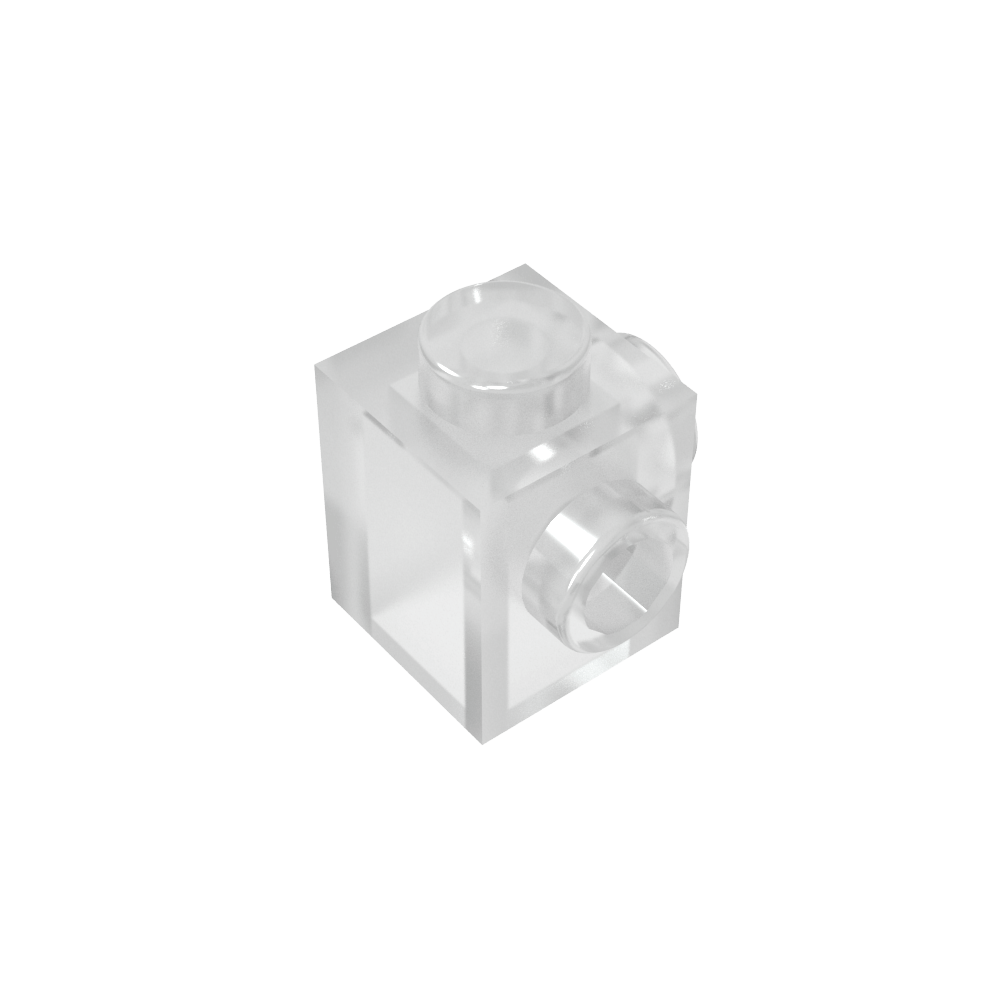 Spezialstein 1 x 1 mit Noppen auf 2 benachbarten Seiten - MyGobricks