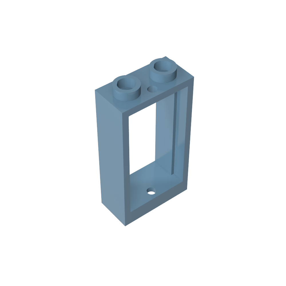 Fenster 1 x 2 x 3 Flache Vorderseite-MyGobricks