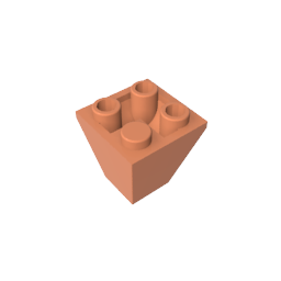 Neigung umgekehrt 45° 2 x 2 doppelt konvex