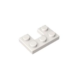 Platte 2 x 3 mit 1 x 1 Ausschnitt