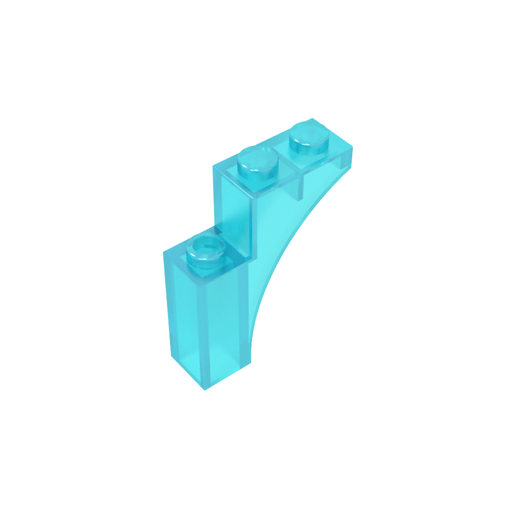 Ziegelbogen 1 x 3 x 3 [Gothic]-MyGobricks