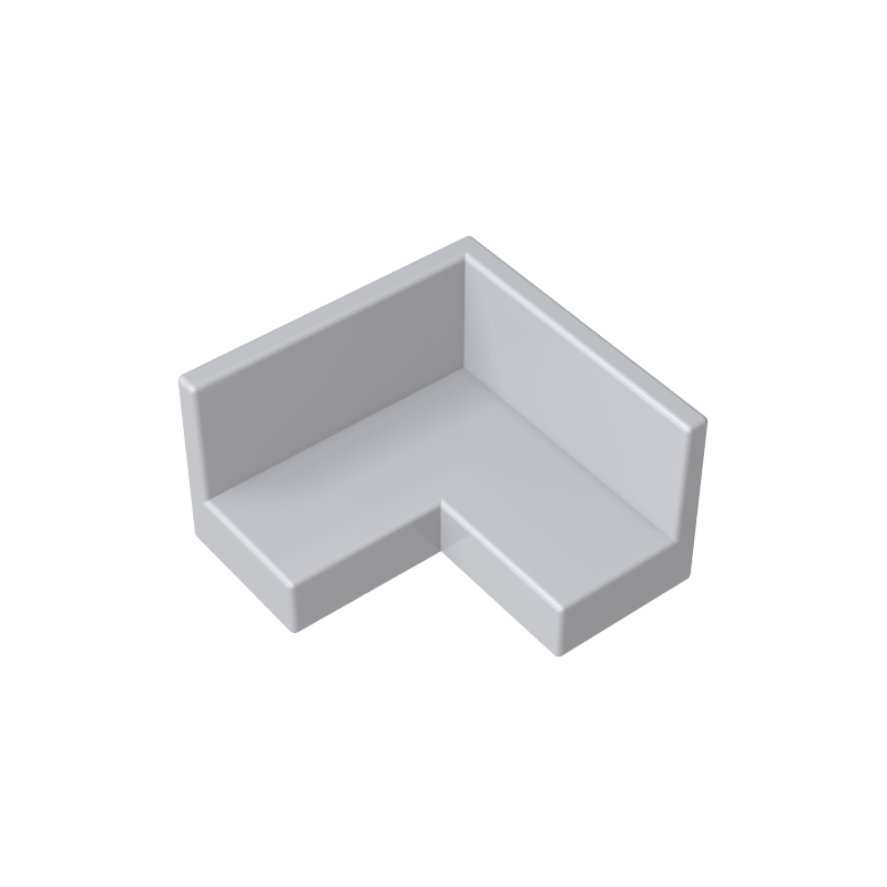 2x2x1 Eckwandpaneel