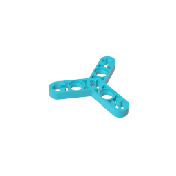 Technic Beam Rotor 3-Blatt Thin-MyGobricks