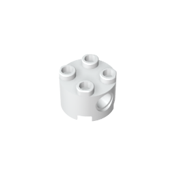 2x2 zylindrischer Stein mit Bolzenloch