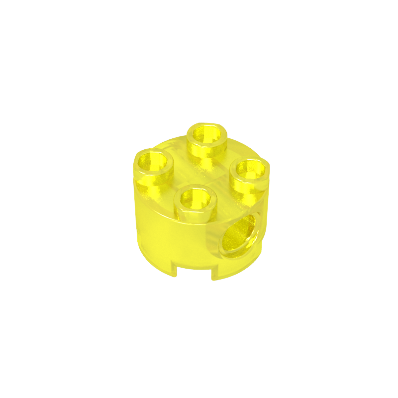 2x2 zylindrischer Stein mit Bolzenloch