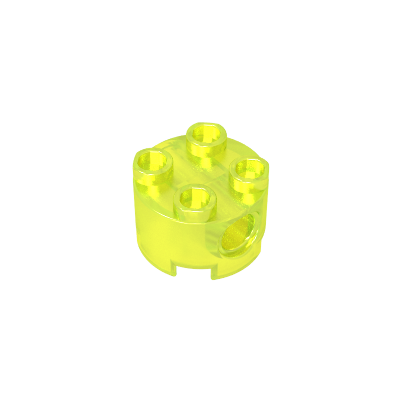 2x2 zylindrischer Stein mit Bolzenloch