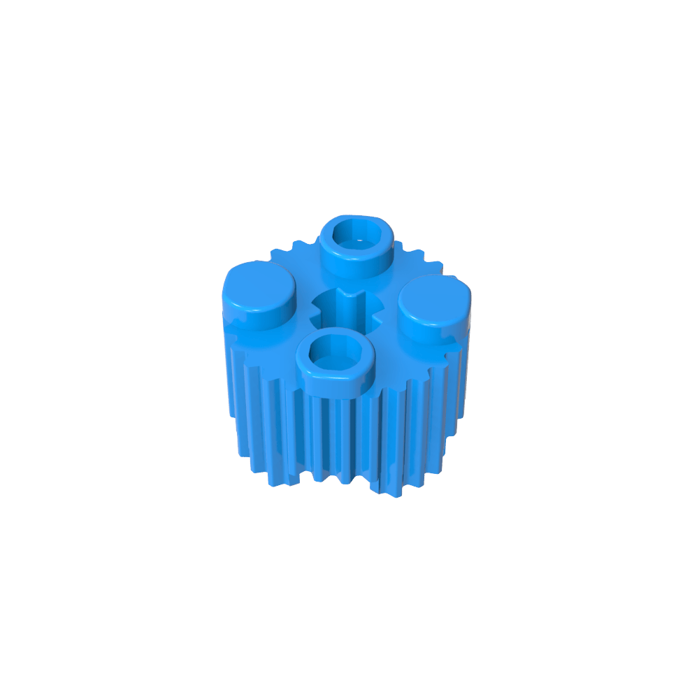 Rundstein 2 x 2 [Grill]-MyGobricks