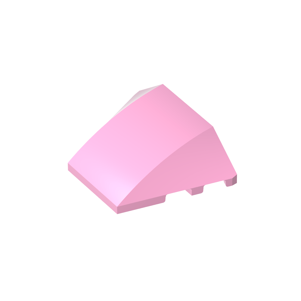 Keil gebogen 4 x 3 ohne Noppen [einfach]-MyGobricks