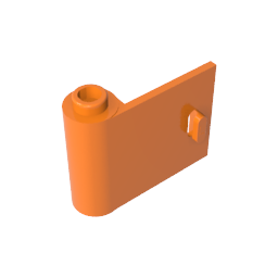 Tür 1 x 3 x 2 links - offen zwischen oberem und unterem Scharnier - MyGobricks