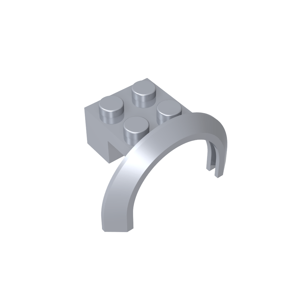 Radlauf, Kotflügel 4 x 2 1/2 x 2-MyGobricks