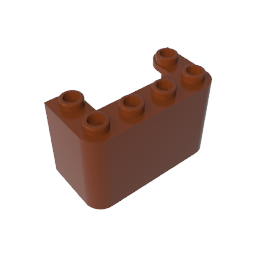 Windschutzscheibe 2 x 4 x 2 Vertikal-MyGobricks