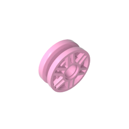 Rad 18 x 8 mit Fake Bolts und tiefen Speichen mit Innenring