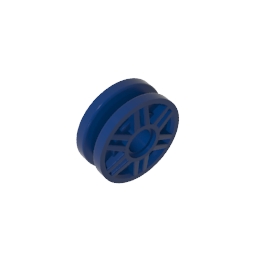 Rad 18 x 8 mit Fake Bolts und tiefen Speichen mit Innenring