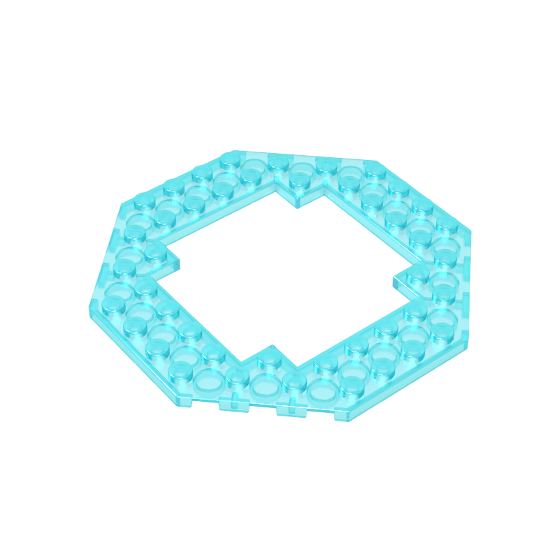 10x10 achteckige Hohlplatte