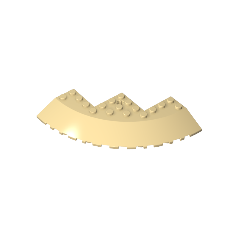 10x10 abgeschrägte, runde Ecke