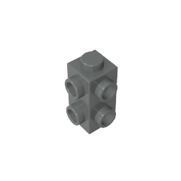 Stein 1 x 1 x 2 mit beidseitig erhabenen Spitzen