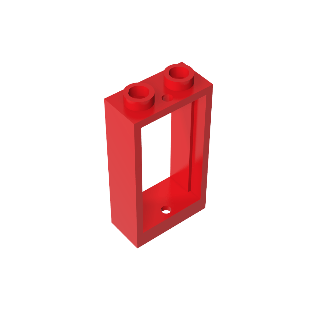 Fenster 1 x 2 x 3 Flache Vorderseite-MyGobricks