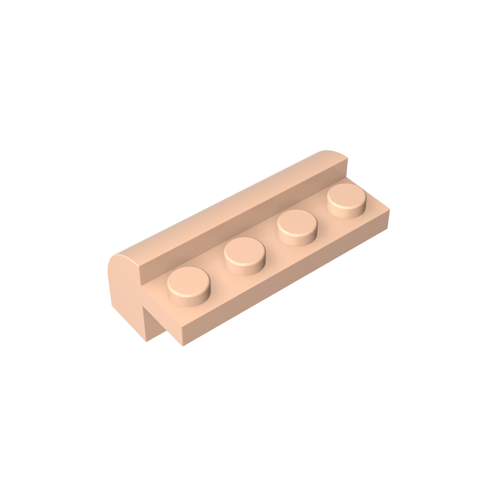 Gebogener Ziegelstein 2 x 4 x 1 1/3 mit gebogener Oberseite - MyGobricks