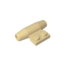 Motor, glatt, klein, 1 x 2 Seitenplatte mit Achshaltern und Schlitz-MyGobricks