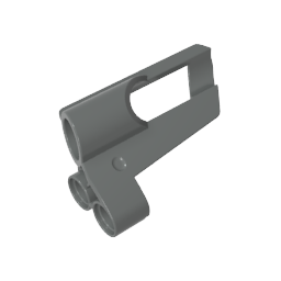 Technic Panel Verkleidung Nr. 5 Klein Kurz, Großes Loch, Seite A