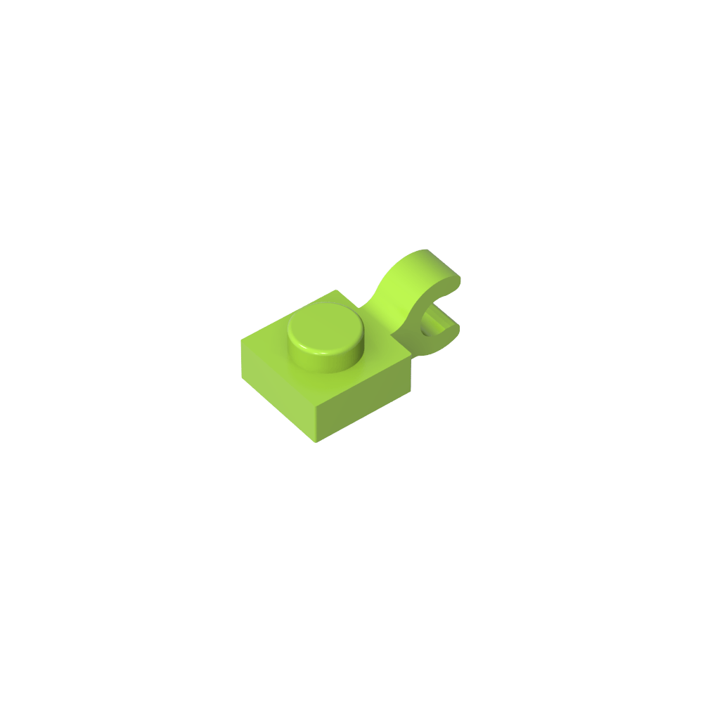 Platte Spezial 1 x 1 mit Clip Horizontal [Dicker U-Clip]-MyGobricks