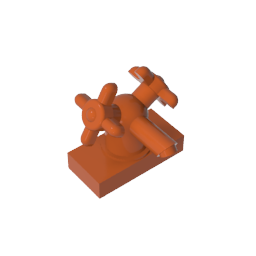 Wasserhahn 1 x 2 mit Doppelgriffen