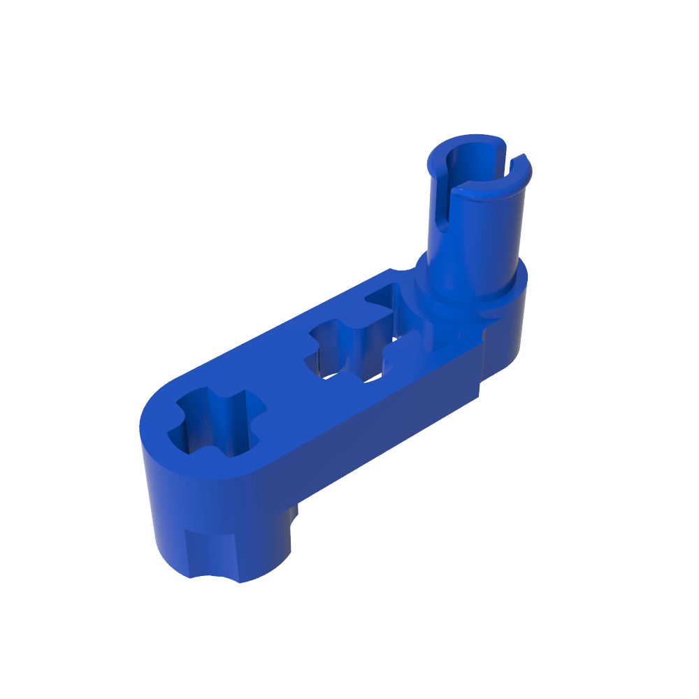 Technic Balken 3 x 0,5 Liftarm mit Nabe und Stift / Kurbel - MyGobricks