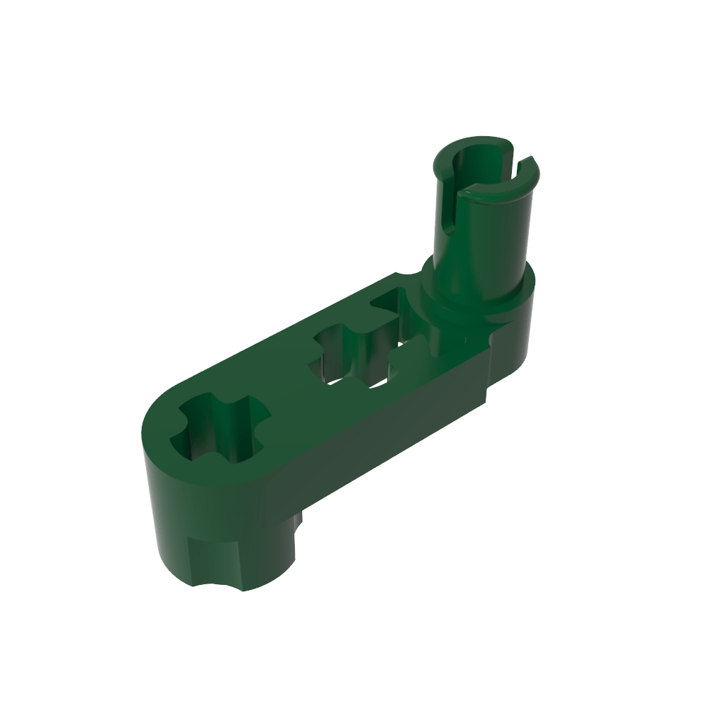 Technic Balken 3 x 0,5 Liftarm mit Nabe und Stift / Kurbel - MyGobricks