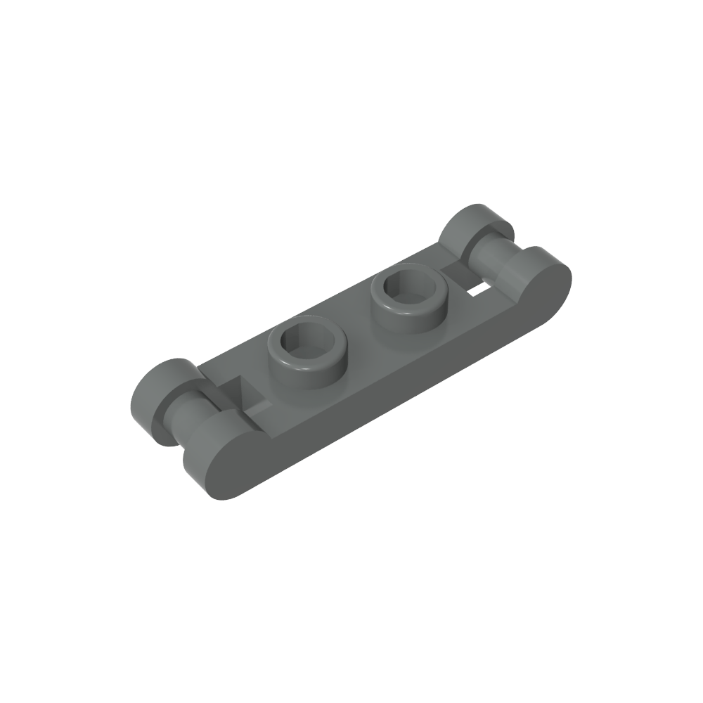 Platte Spezial 1 x 2 mit Griffen an den Enden-MyGobricks