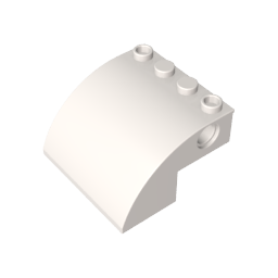 Schrägstein gebogen 4 x 4 x 2 mit Löchern