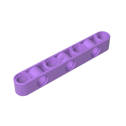 Technic Balken 1 x 7 Dick mit abwechselnden Löchern-MyGobricks