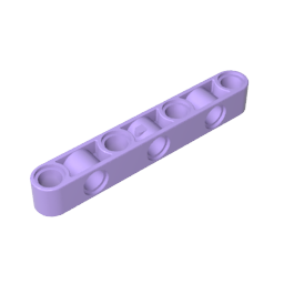 Technic Balken 1 x 7 Dick mit abwechselnden Löchern-MyGobricks