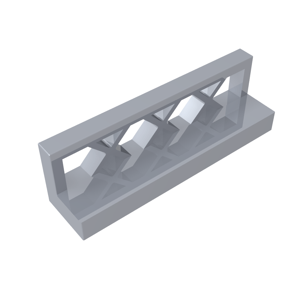 Zaun 1 x 4 x 1-MyGobricks