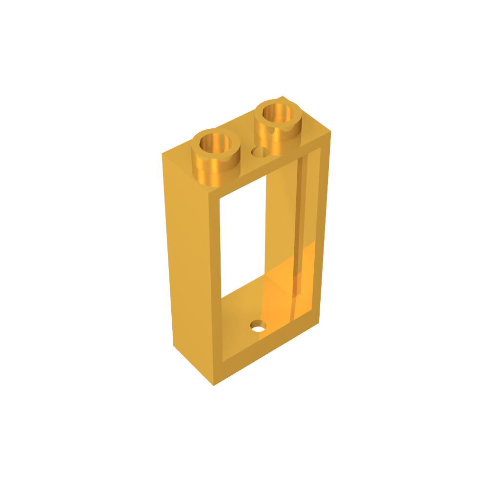 Fenster 1 x 2 x 3 Flache Vorderseite-MyGobricks