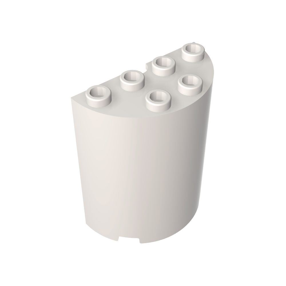 Zylinderhälfte 2 x 4 x 4-MyGobricks
