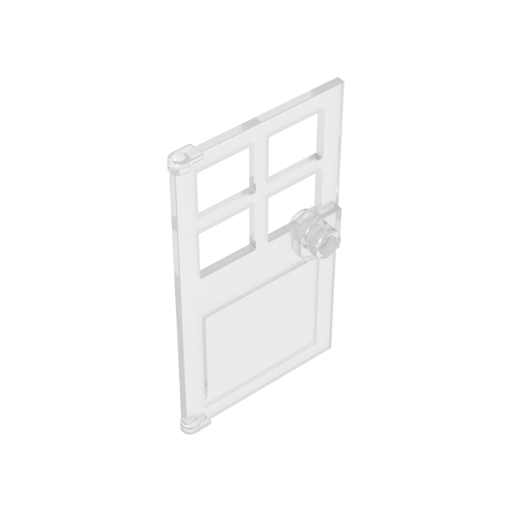 Tür 1 x 4 x 6 mit 4 Scheiben und Bolzengriff - MyGobricks