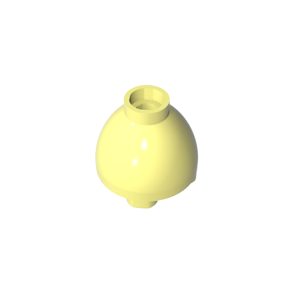 Runder Ziegel 2 x 2 x 1 1/3 invertiert - MyGobricks