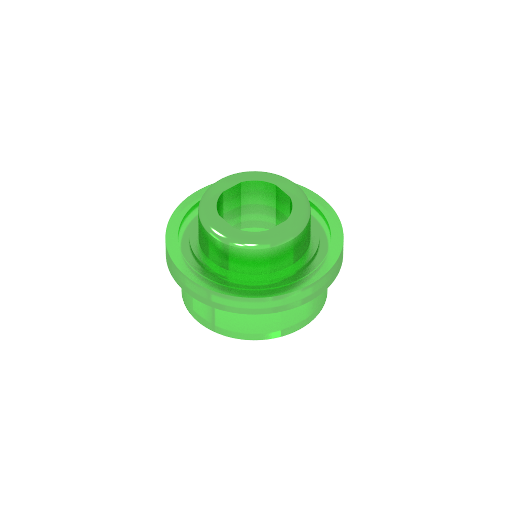 Platte rund 1 x 1 mit offenem Bolzen - MyGobricks