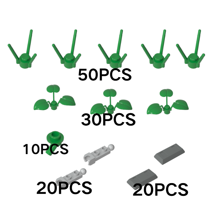 EcoScape Pro Builder's Bundle: Erweitertes Botanisches Kit x130PCS