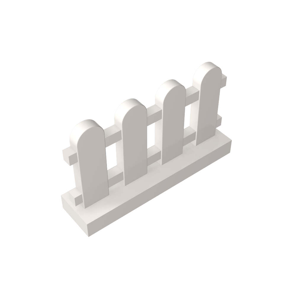 Lattenzaun 1 x 4 x 2-MyGobricks