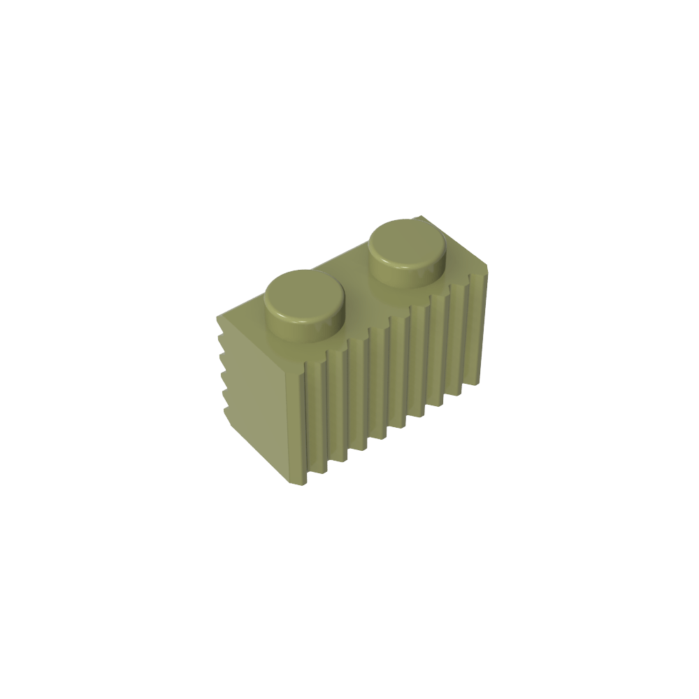 Stein Spezial 1 x 2 mit Grill - MyGobricks