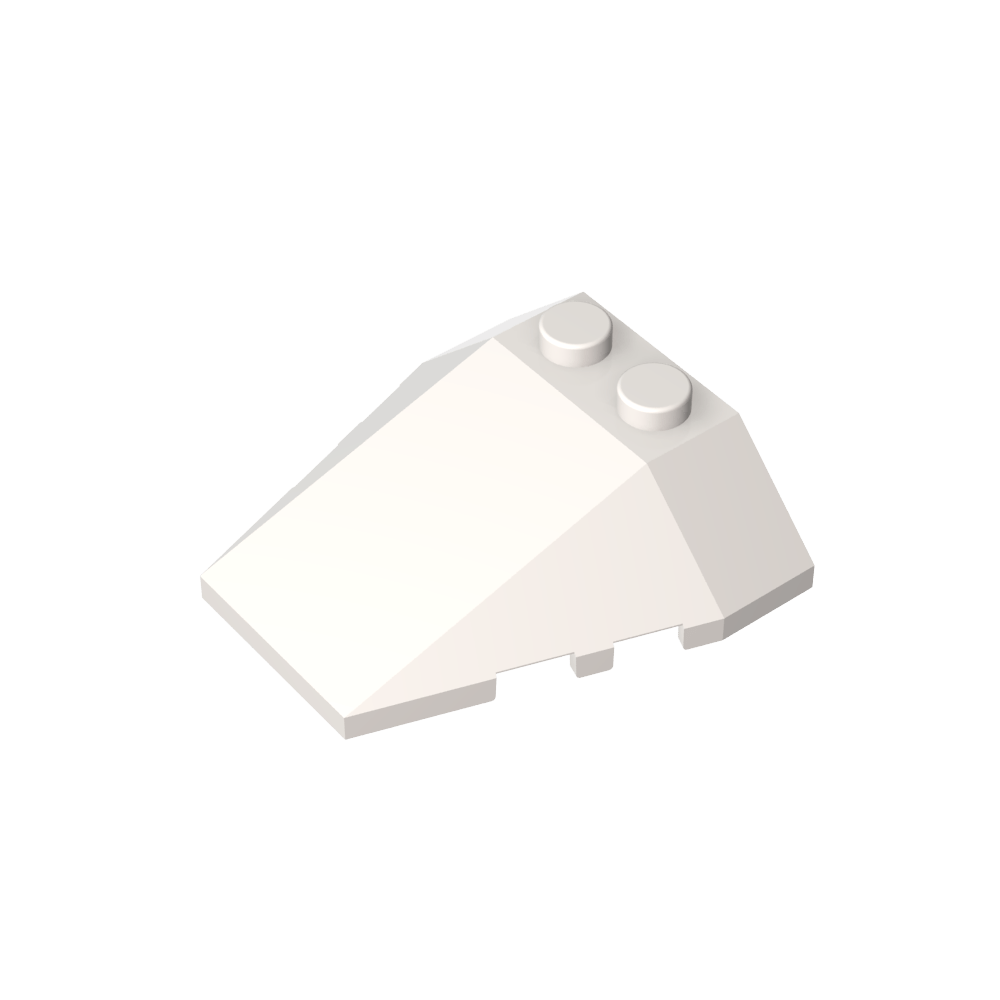 Schrägkeil 4 x 4, dreifach, ohne Bolzenkerben – MyGobricks