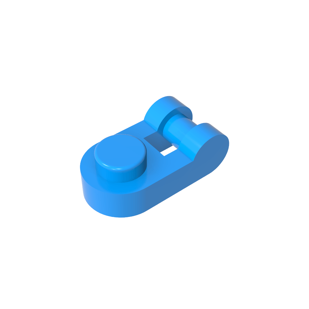 Platte Spezial 1 x 1 abgerundet mit Griff-MyGobricks