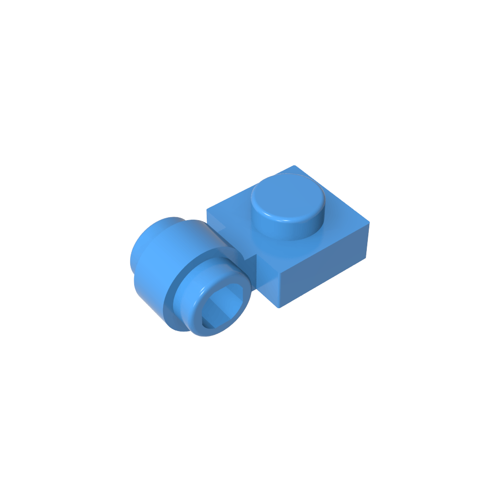 Platte Spezial 1 x 1 mit Clip Light [Dicker Ring]-MyGobricks
