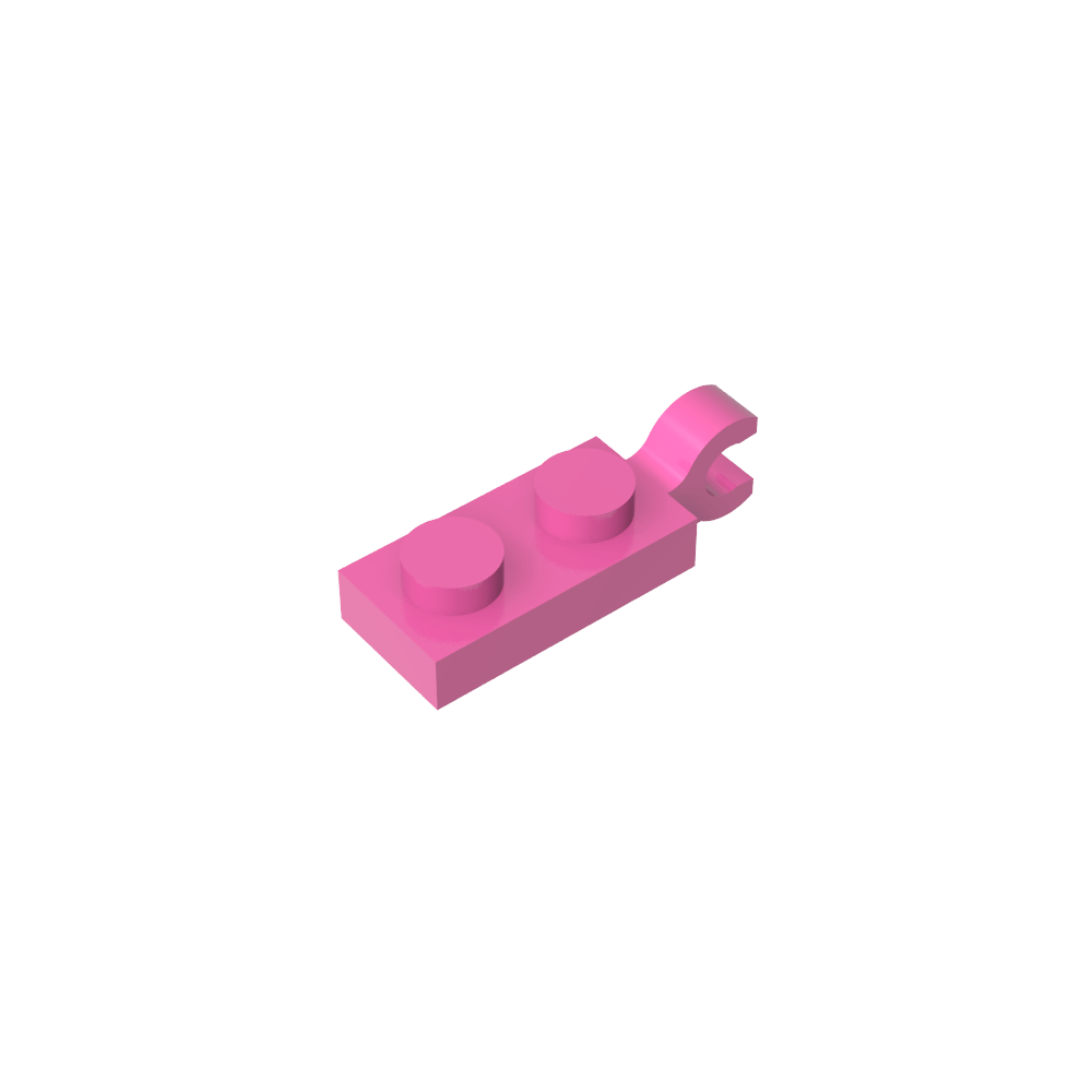 Platte Spezial 1 x 2 mit Clip Horizontal am Ende-MyGobricks
