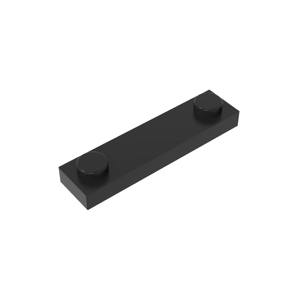 Platte Spezial 1 x 4 mit 2 Noppen-MyGobricks