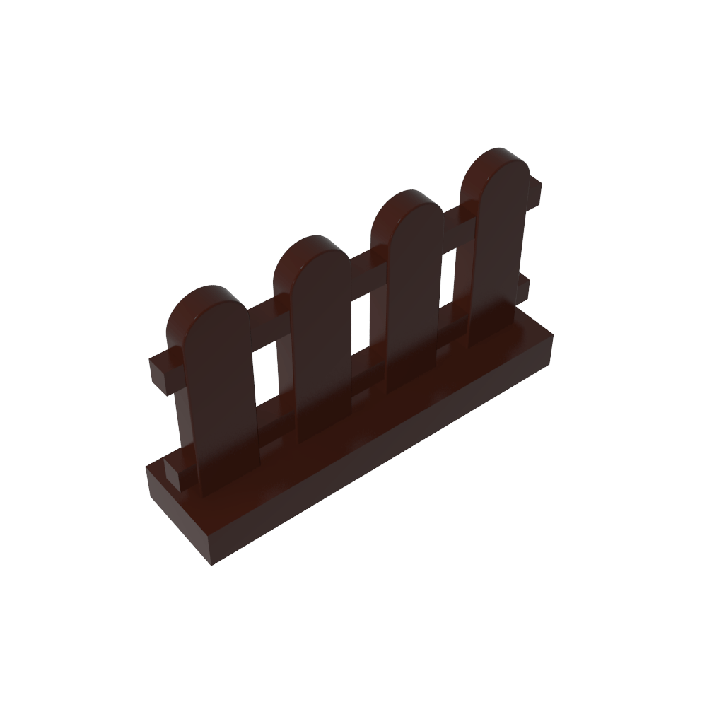 Lattenzaun 1 x 4 x 2-MyGobricks