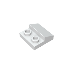 Schrägstein 45 2 x 1 mit 2/3 Ausschnitt - MyGobricks